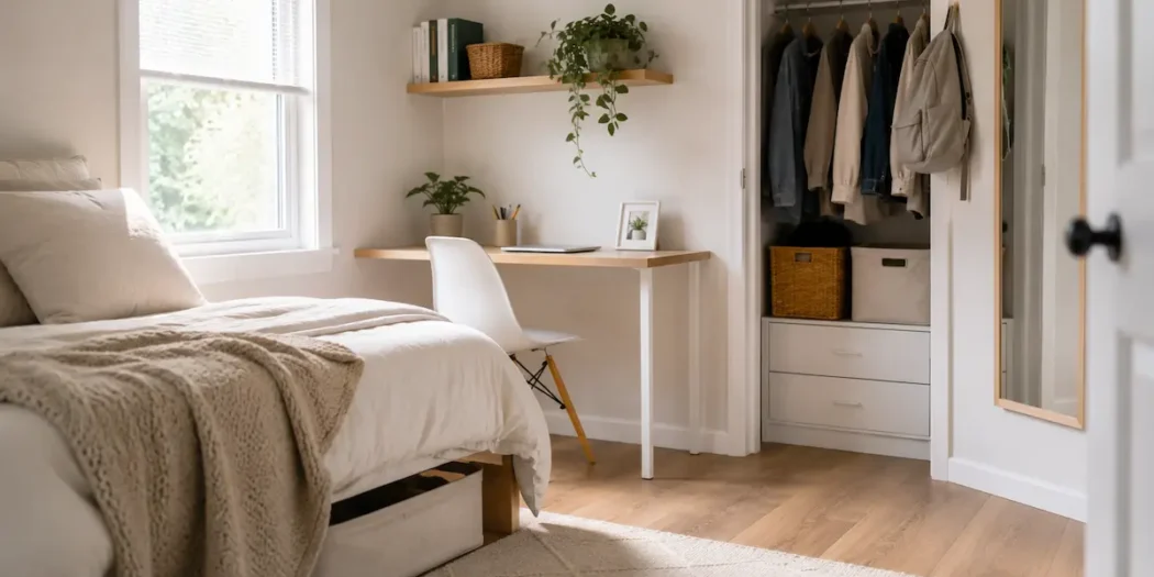 How to Organize a Small Bedroom