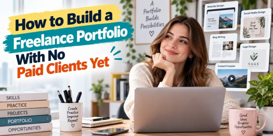 How to Build a Freelance Portfolio With No Paid Clients Yet