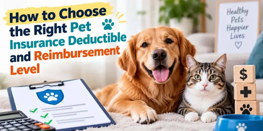 how to choose the right pet insurance deductible and reimbursement level