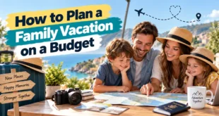 how to plan a family vacation on a budget